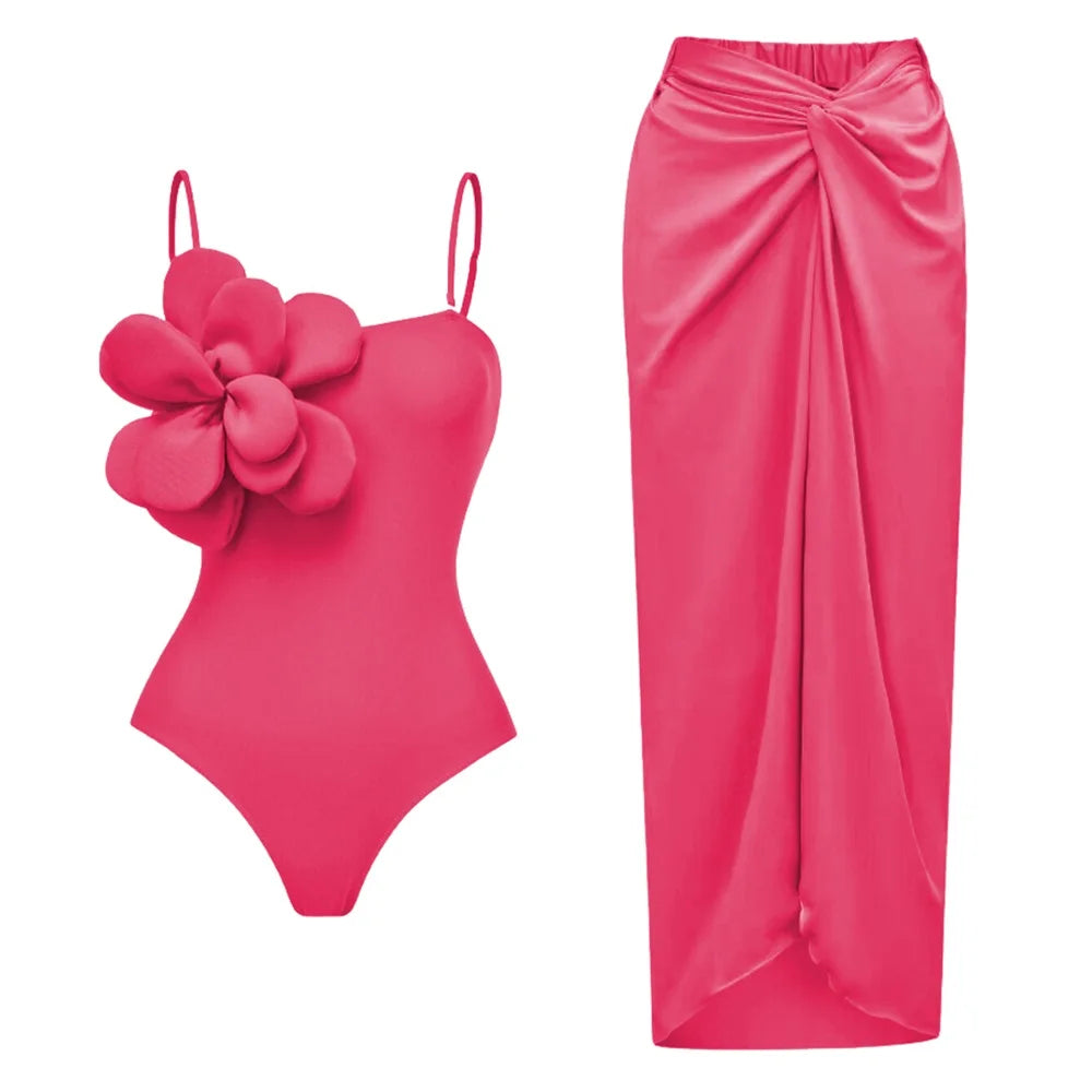 2PC Ruffe Bikini Set Women Swimwear Push Up Swimsuit Bottom Print Brazilian Biquini Bathing Suit - Norellé