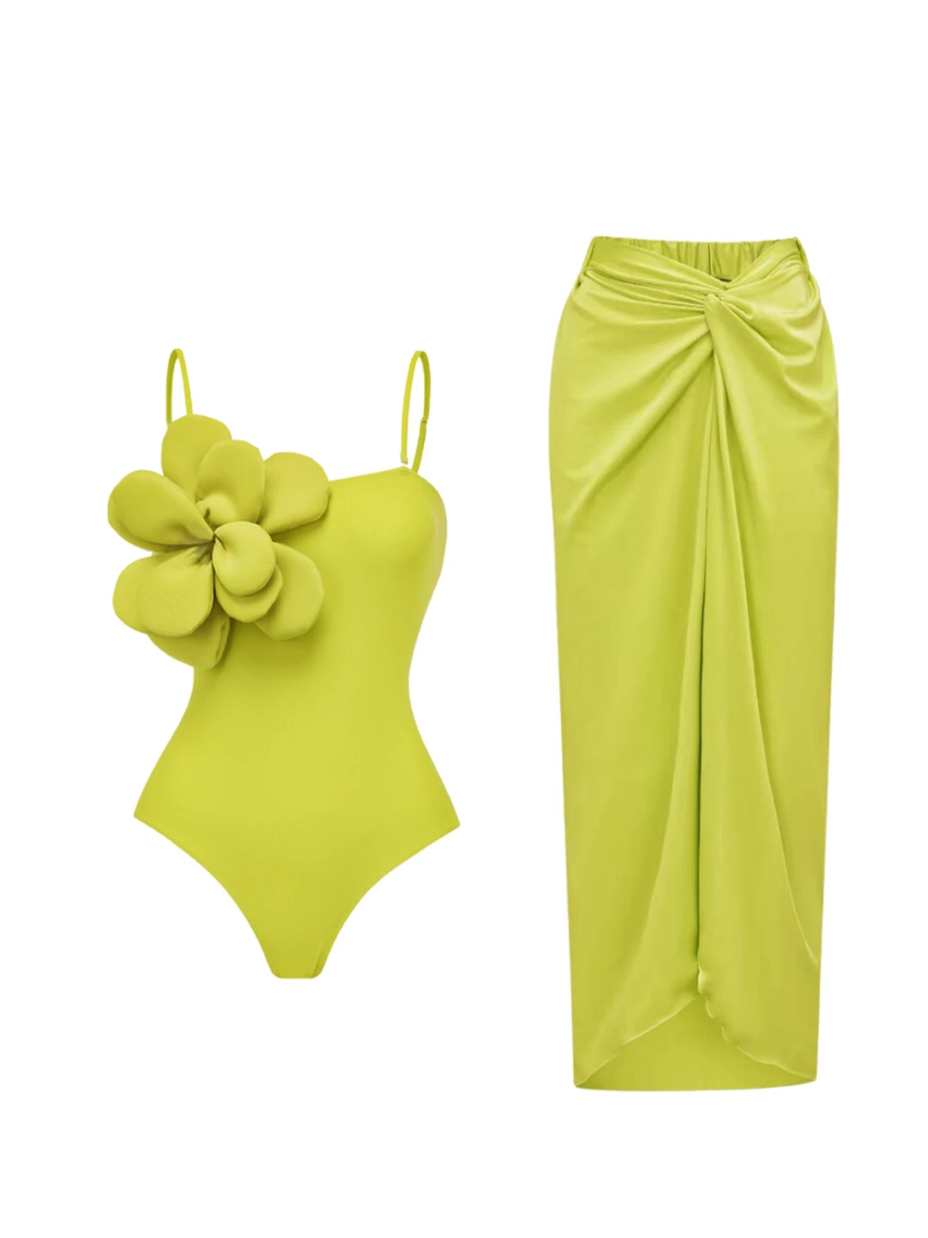 2PC Ruffe Bikini Set Women Swimwear Push Up Swimsuit Bottom Print Brazilian Biquini Bathing Suit - Norellé