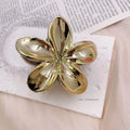 1/2 Pcs Fashion Simple Shiny Egg Flower Hair Claws