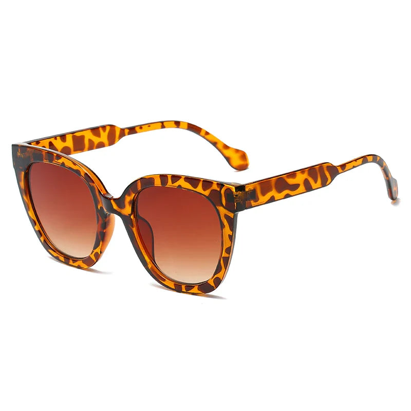 1/3pcs Trendy Leopard Round Sunglasses Woman - leopard / show as picture