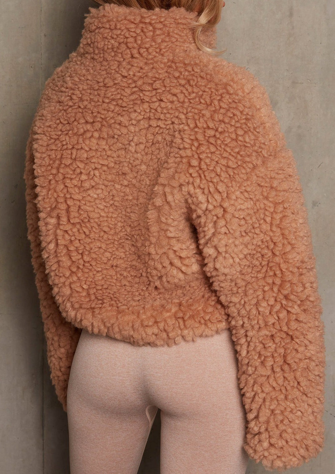 Fashion Cashmere Cardigan Short Jacket Lamb Wool Coat Women - Norellé