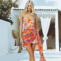 Sleeveless Printed Short Skirt - Norellé