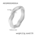 18K Gold Retro Easy Matching Design Geometric Inlaid Zircon Ring - Norellé