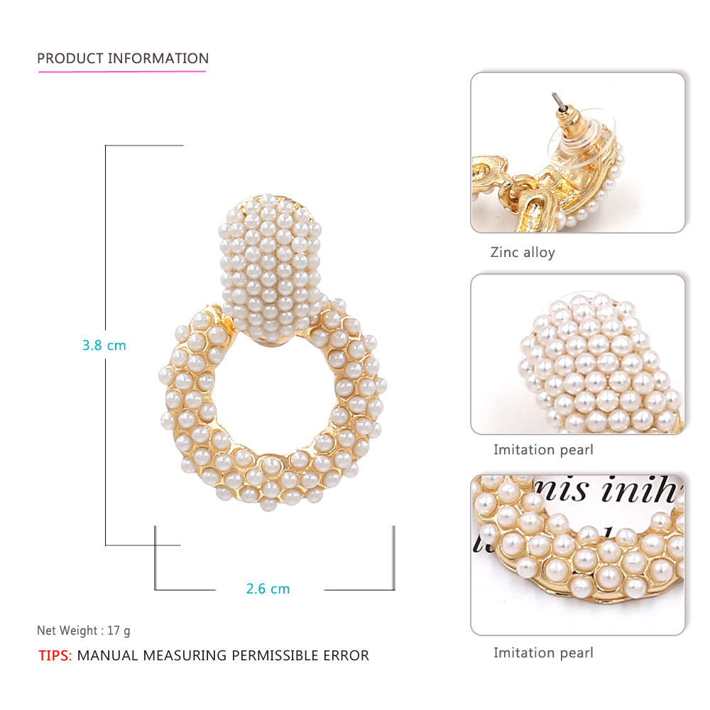 Women's Creative All-match Baroque Pearl Earrings - Norellé