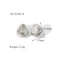 18K Gold High-grade Titanium Steel Simple Women’s Ear Studs - HFE3481S - electronic accessories