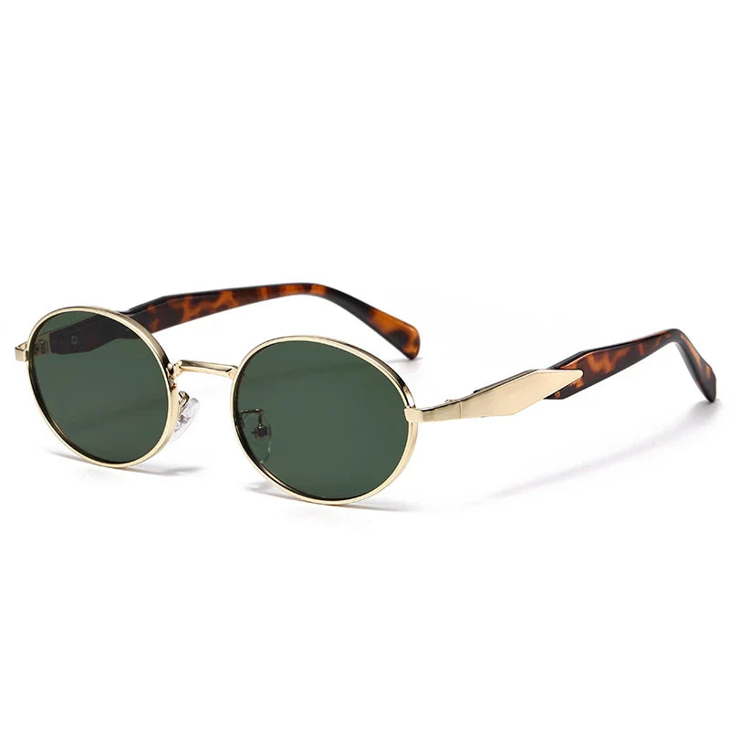 1pcs/2pcs Sets Square Sunglasses Women - golden green / Other