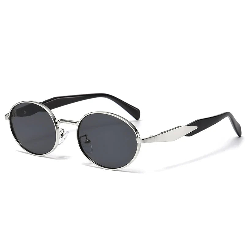 1pcs/2pcs Sets Square Sunglasses Women - silver black / Other