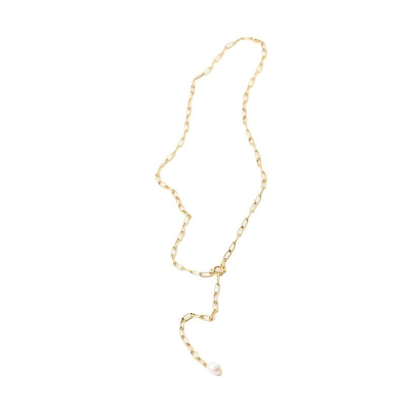 Adjustable Length Freshwater Pearl Necklace - Norellé