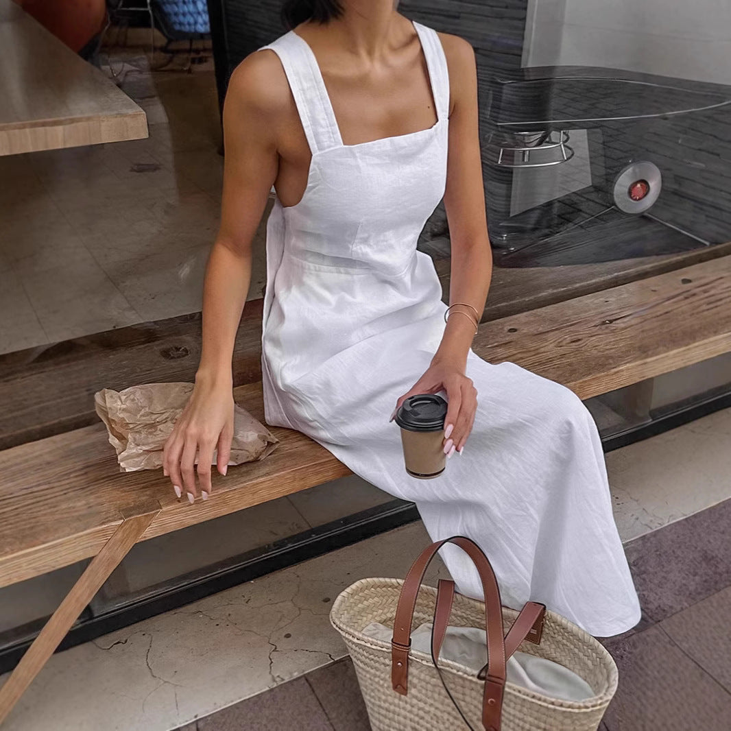 Elegant Sling Backless Dress - Norellé