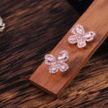Girl Copper Spot Drill Butterfly Earrings - Norellé