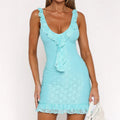 Women's Lace Skirt With Suspenders Dress - Norellé