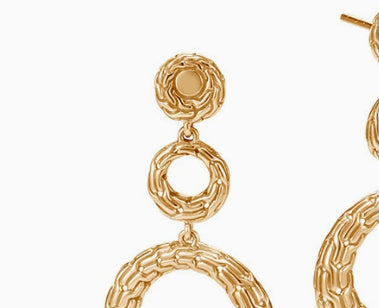 Luxury Gold-plated Earrings Women's Exaggerated Long - Norellé