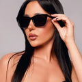 2pcs Vintage Cat Eye Sunglasses Women