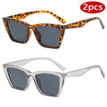 2pcs Vintage Cat Eye Sunglasses Women - z03