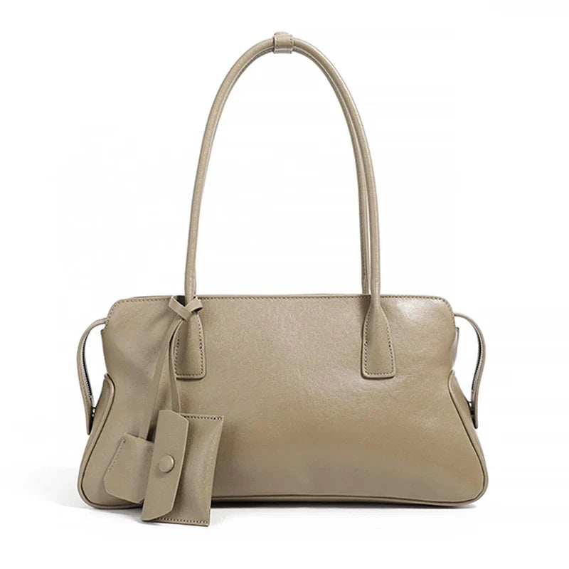 3 Layers Genuine Leather Large Underarm Shoulder Bags For Women