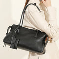 3 Layers Genuine Leather Large Underarm Shoulder Bags For Women