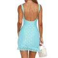 Women's Lace Skirt With Suspenders Dress - Norellé