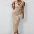 Spring And Summer Silk Dress - Norellé