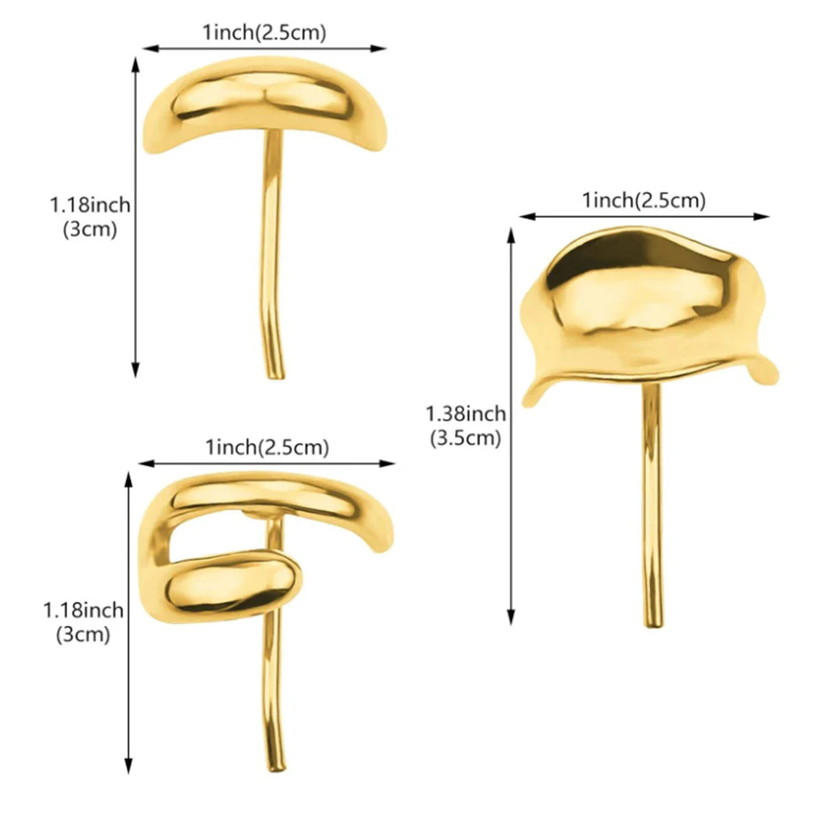 3PCS Alloy Hair Hook