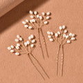 3Pcs Bridal Tiaras U-shaped Hairpin - Style 12