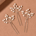 3Pcs Bridal Tiaras U-shaped Hairpin - Style 13