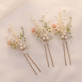 3Pcs Bridal Tiaras U-shaped Hairpin - Style 31