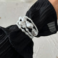 3PCS Punk Stretch Beads Bracelets
