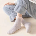 4 Pairs Thick Women Winter Warm Fuzzy Fluffy Socks