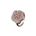 Zircon Shining Flowers Set Rings Simple - Norellé