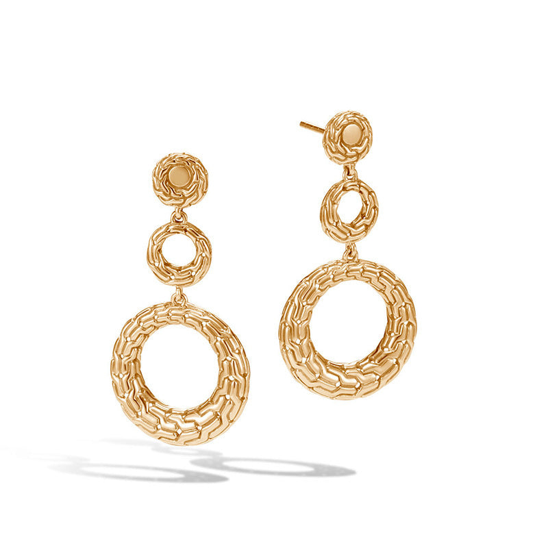 Luxury Gold-plated Earrings Women's Exaggerated Long - Norellé