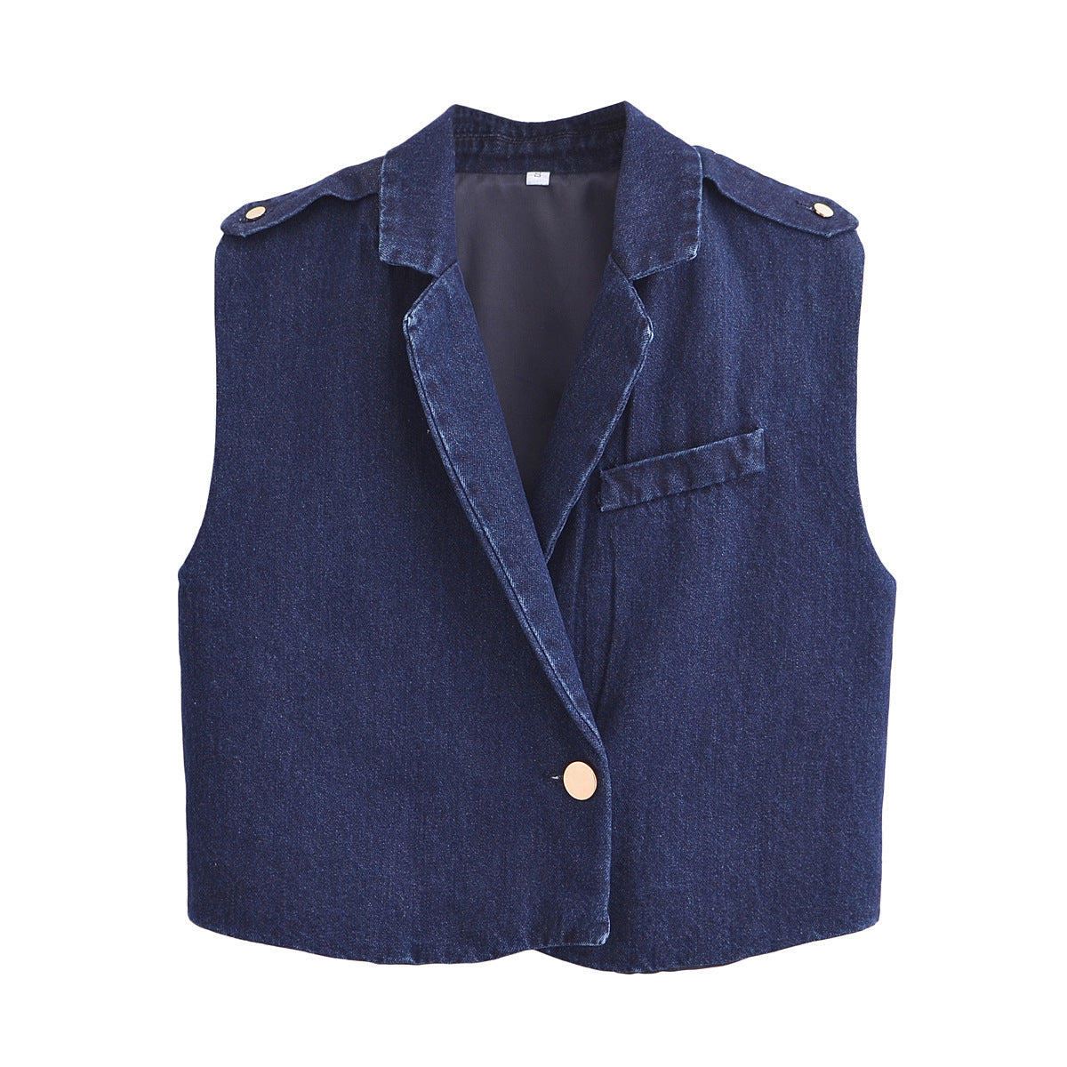 Women's Clothing Denim Suit Vest Jacket Pants Suit - Norellé