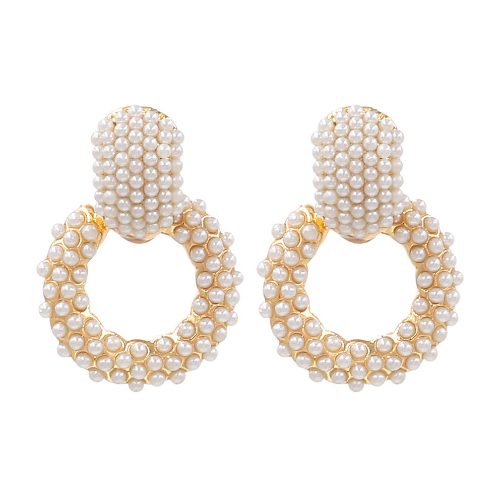 Women's Creative All-match Baroque Pearl Earrings - Norellé