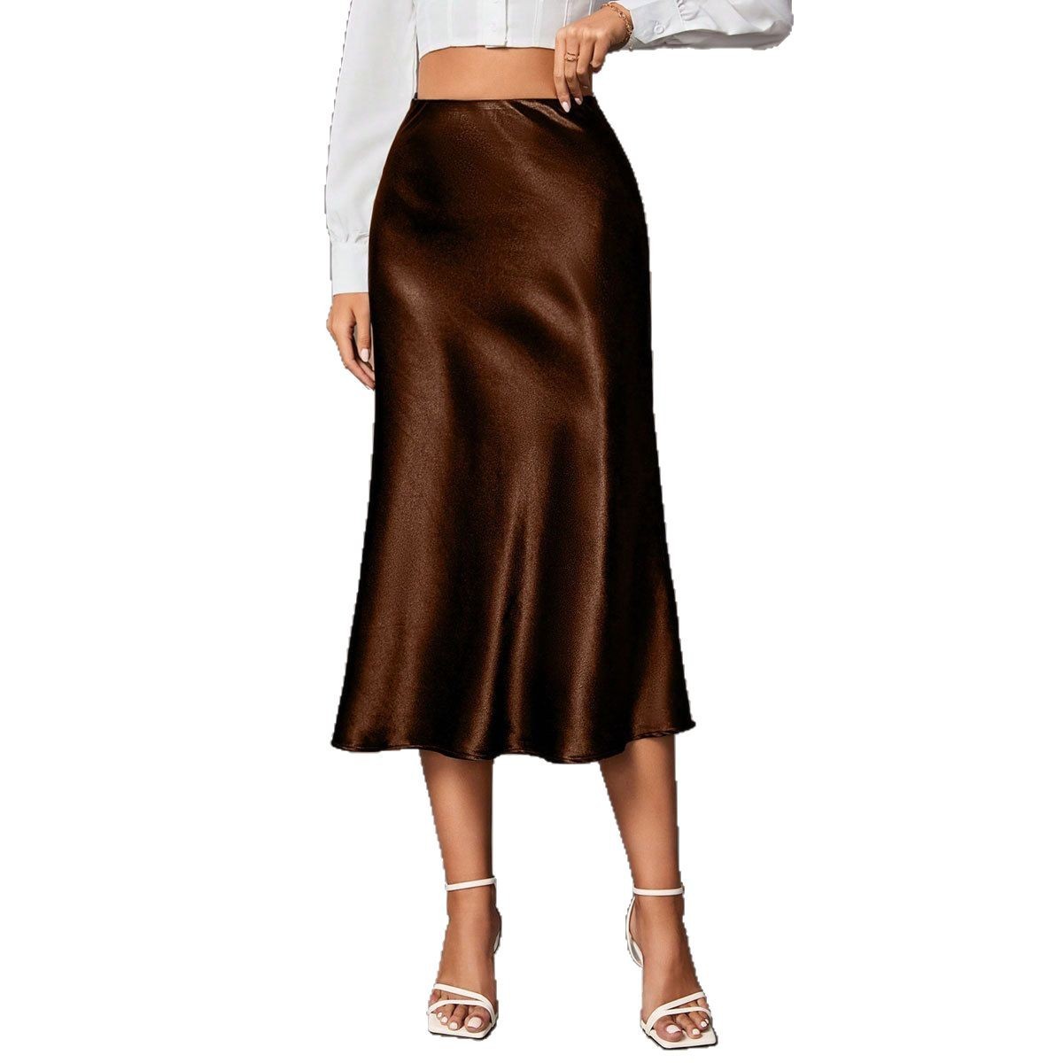 High-Grade Small Artificial Silk Skirt - Norellé