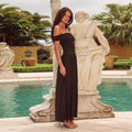 High Class Elegant Off-the-shoulder Tube Top Long Dress - Norellé