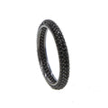 Three-color Full Rhinestone Zircon Ring Niche High Sense Women's Ring Ring - Norellé