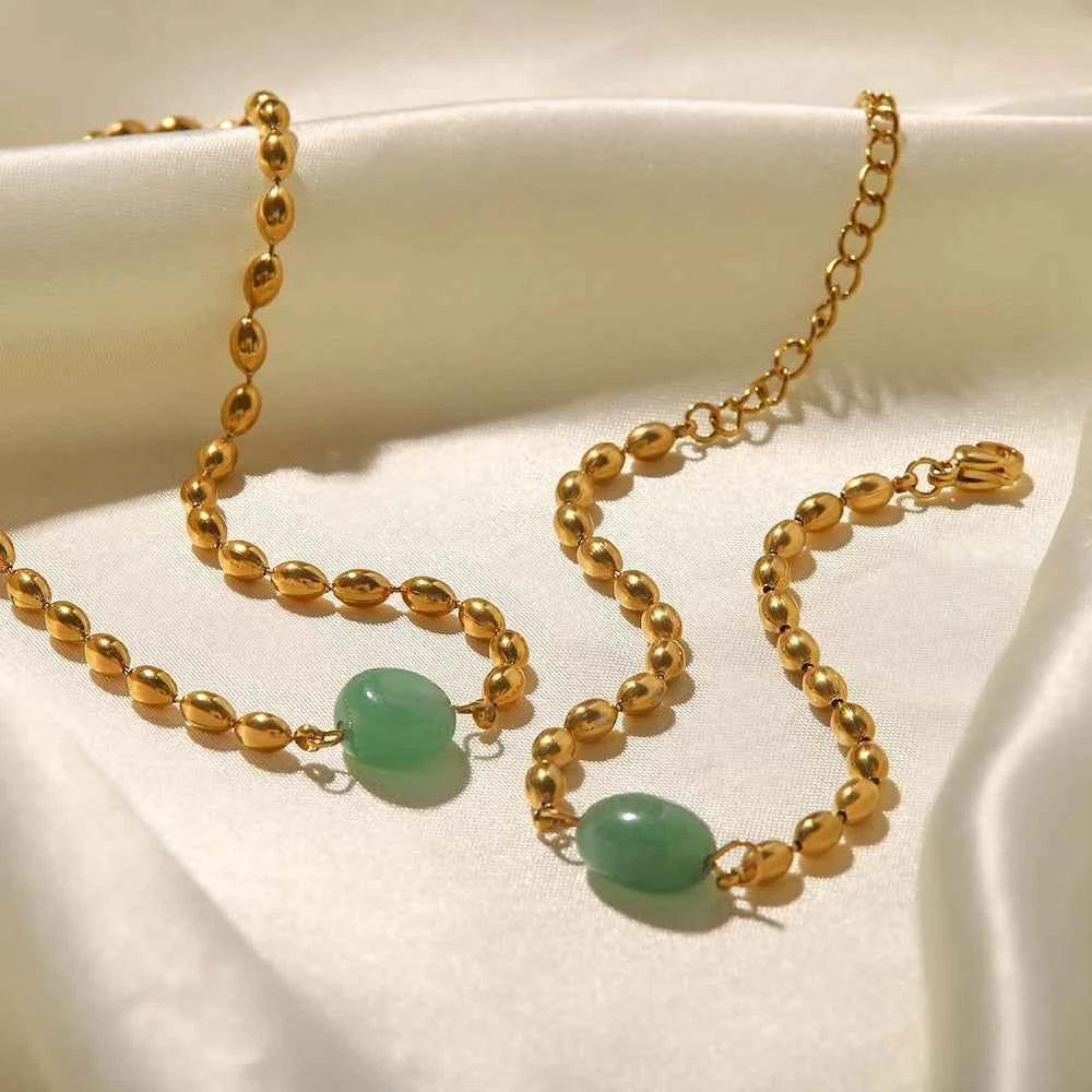 Vintage Stainless Steel  Jewelry Set