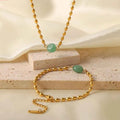 Vintage Stainless Steel  Jewelry Set