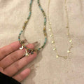 All-matching New Beaded Clavicle Women's Twin Necklace Sweater Chain - Norellé