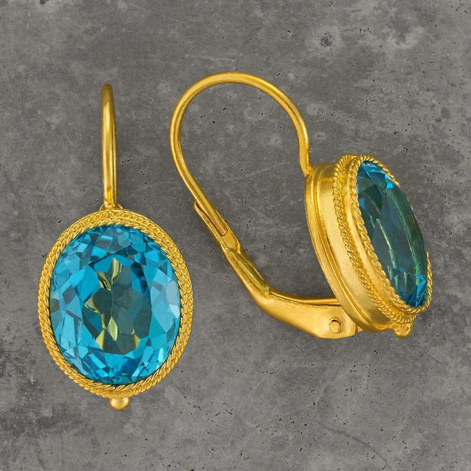 Women's Retro Alloy Creative Turquoise Earrings - Norellé
