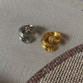 18K Real Gold Hand-wound Strip European And American Adjustable Ring - Norellé