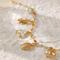 Bohemian Anklet Copper Plating 18K Real Gold Chain - Norellé