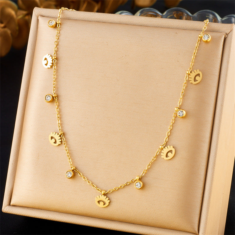 Simple Gold-plated Butterfly Wafer Accessory Pendant Chain - Norellé