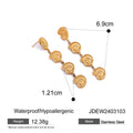 18K Gold Stainlesschain Like Flat Snake Conch Accessories Necklace - Norellé
