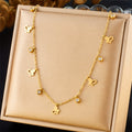 Simple Gold-plated Butterfly Wafer Accessory Pendant Chain - Norellé