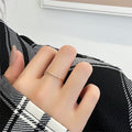 8 Fine Diamonds Ins Simple Temperament Basic Fine Ring Female Accessories - Norellé