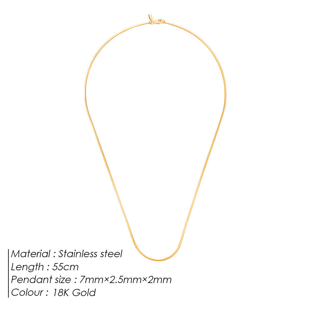 All-matching Hip Hop Simple Korean Style Chain Men's Necklace - Norellé