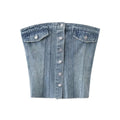 Women's  Denim Short Top - Norellé