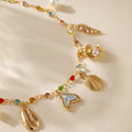 Bohemian Anklet Copper Plating 18K Real Gold Chain - Norellé