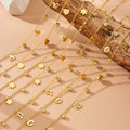 Simple Gold-plated Butterfly Wafer Accessory Pendant Chain - Norellé