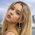 18K Gold Stainlesschain Like Flat Snake Conch Accessories Necklace - Norellé